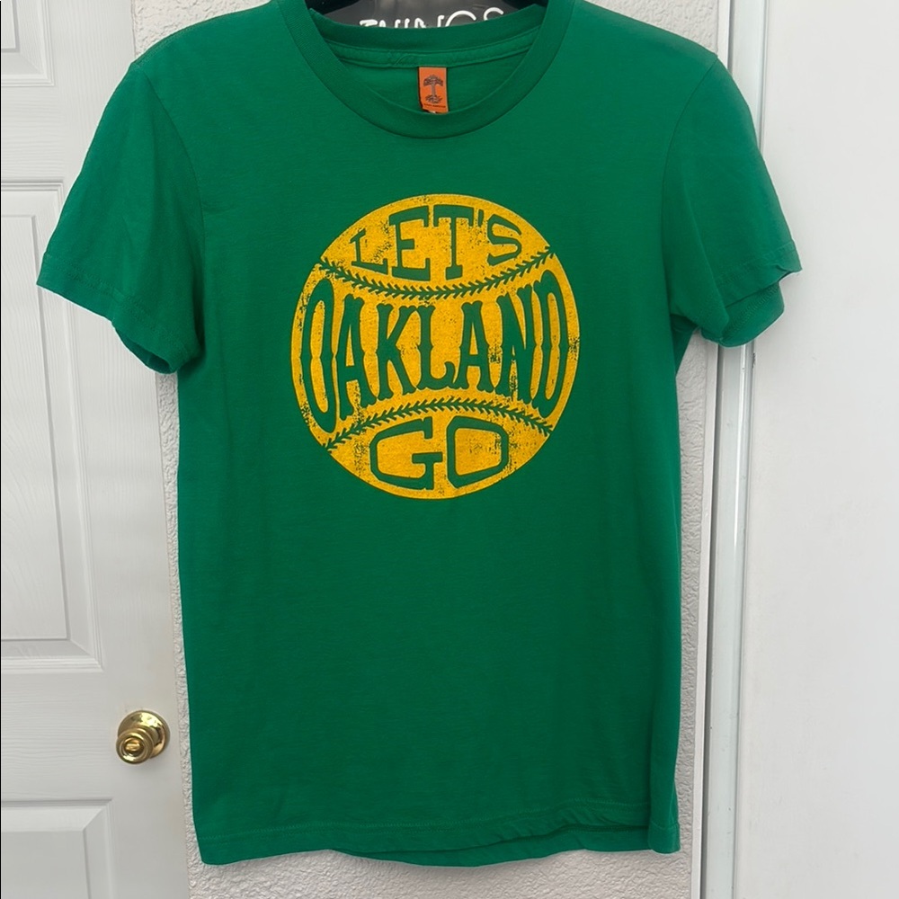 Green Let's Go Oakland As T-Shirt